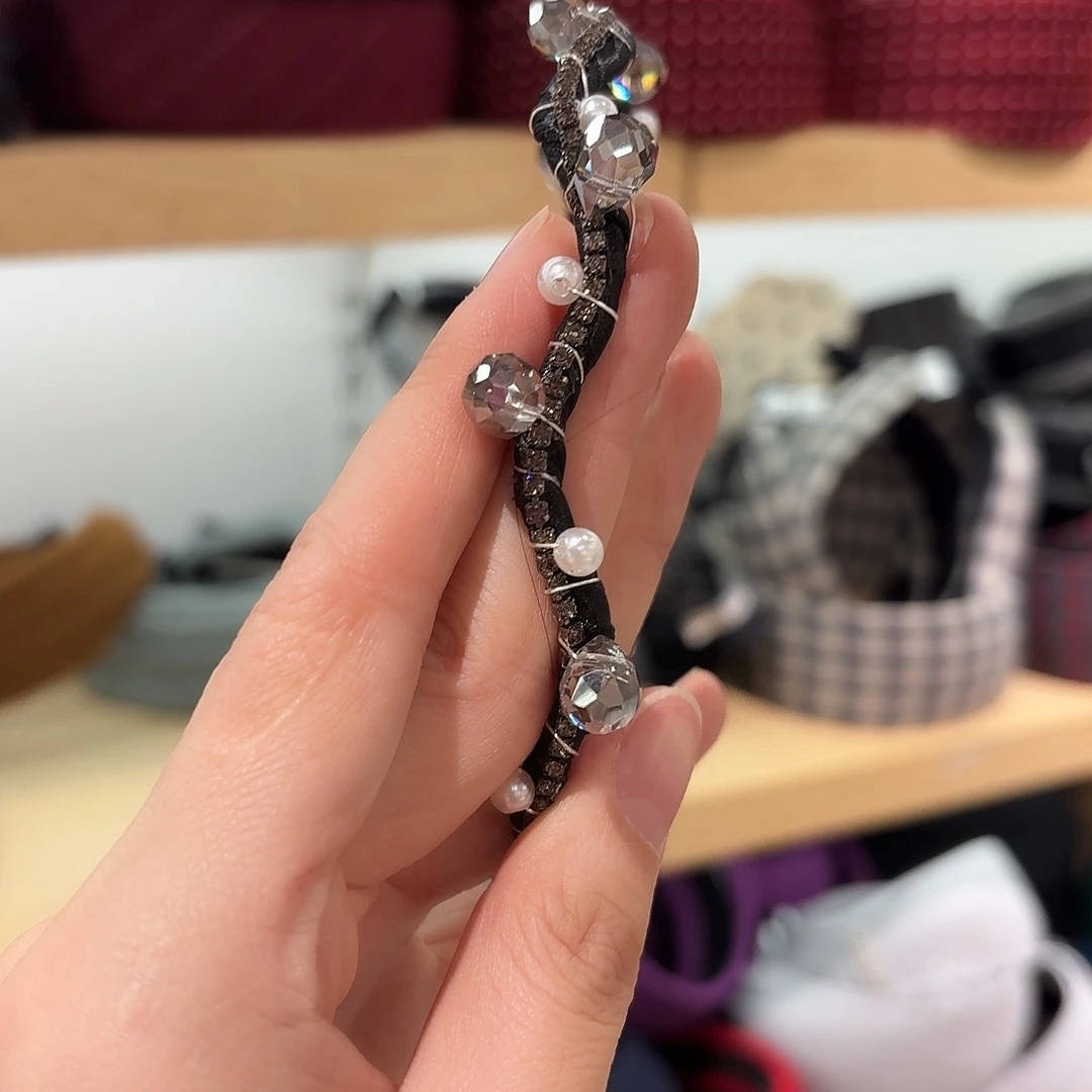 布艺非金属洗发箍钻2