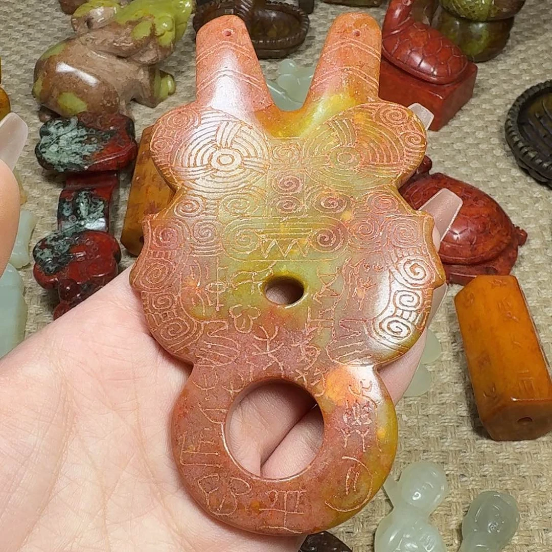 白玉菩提吊坠挂件