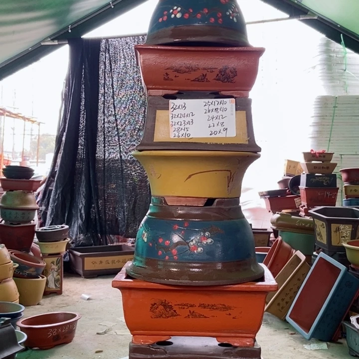 紫砂花盆紫砂紫砂