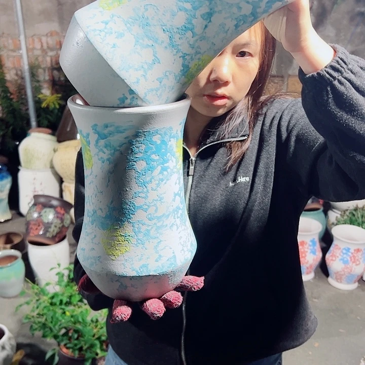 花盆花盆口15高26