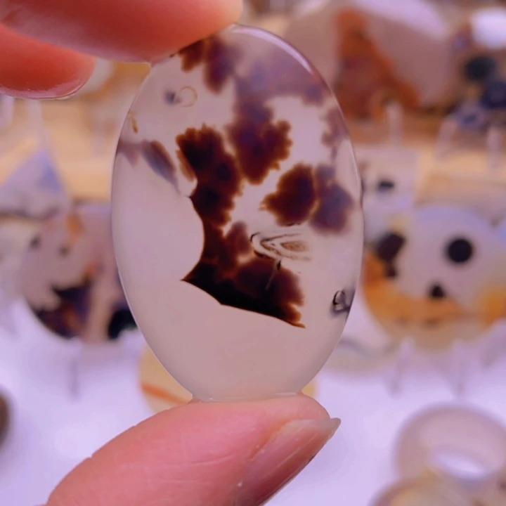 玛瑙/玉髓未镶嵌吊坠(不含链)