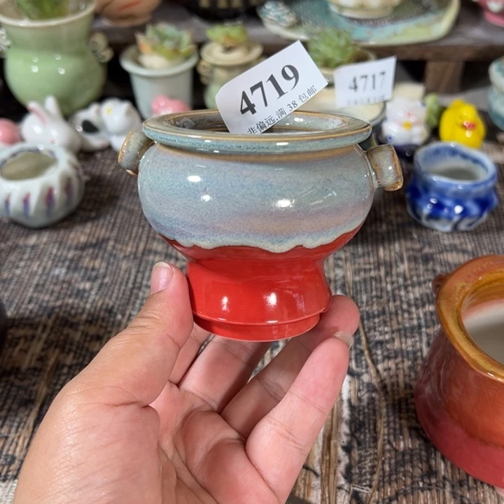 口5 手工花盆满30包邮