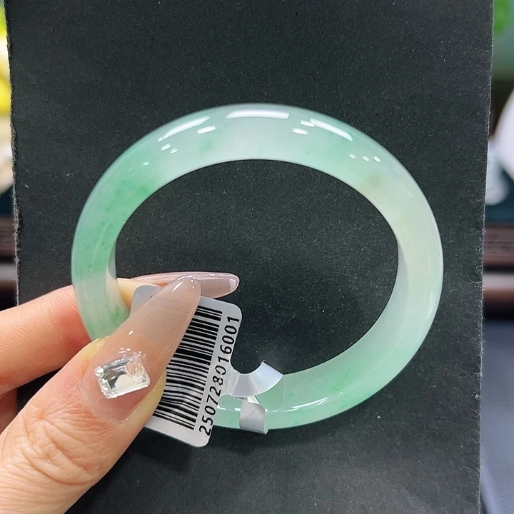 石英质玉（非洲翠）未镶嵌手镯53-54