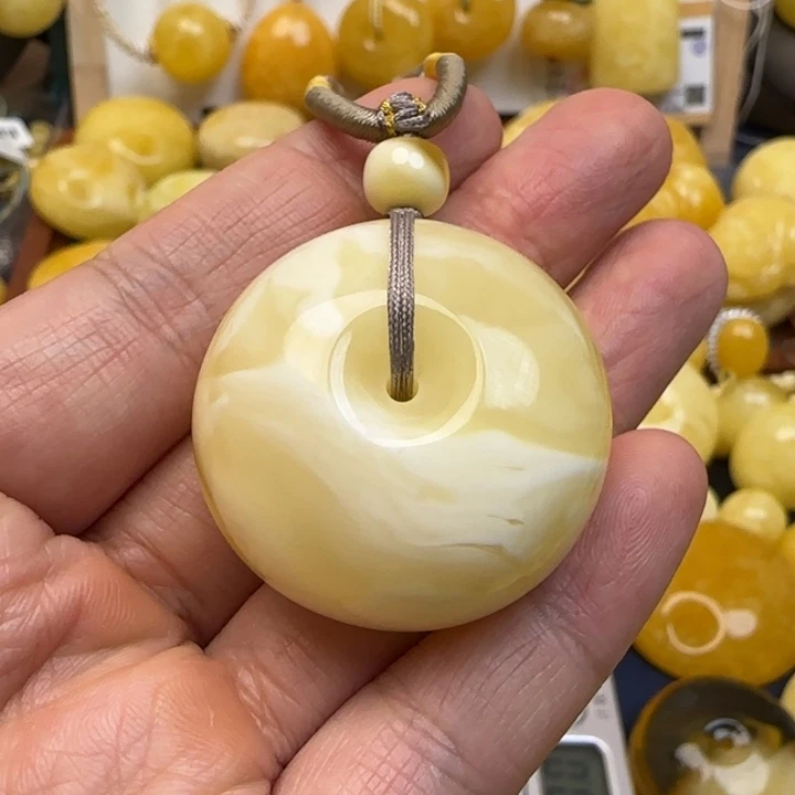 蜜蜡未镶嵌颈饰天然蜜蜡