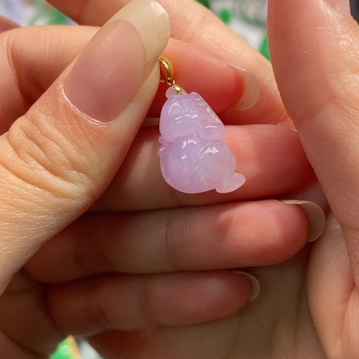 颈饰未镶嵌翡翠吊坠