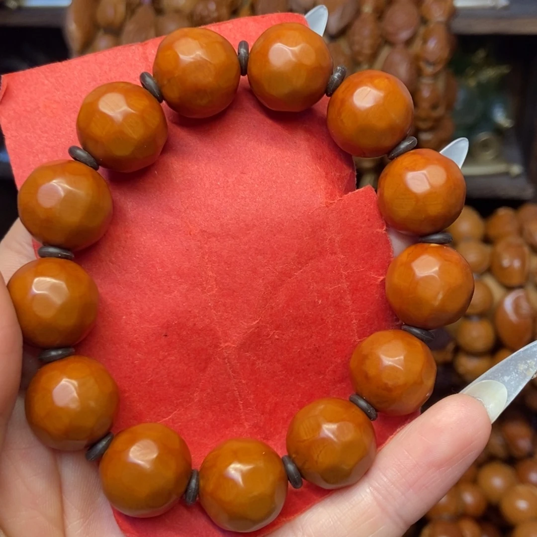 手串/手链橄榄核钻石面铁核