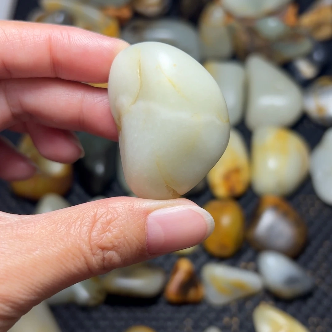 和田玉未镶嵌挂件A66