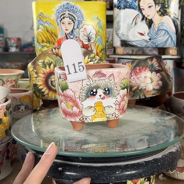 景德镇手绘花盆性价比超高