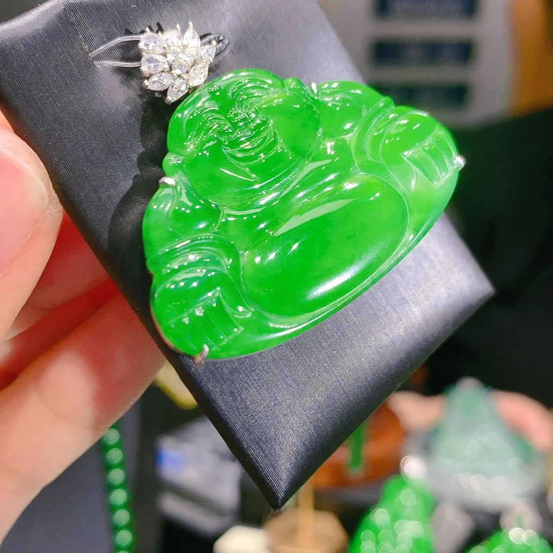 翡翠颈饰银S925镶嵌4甄选qj