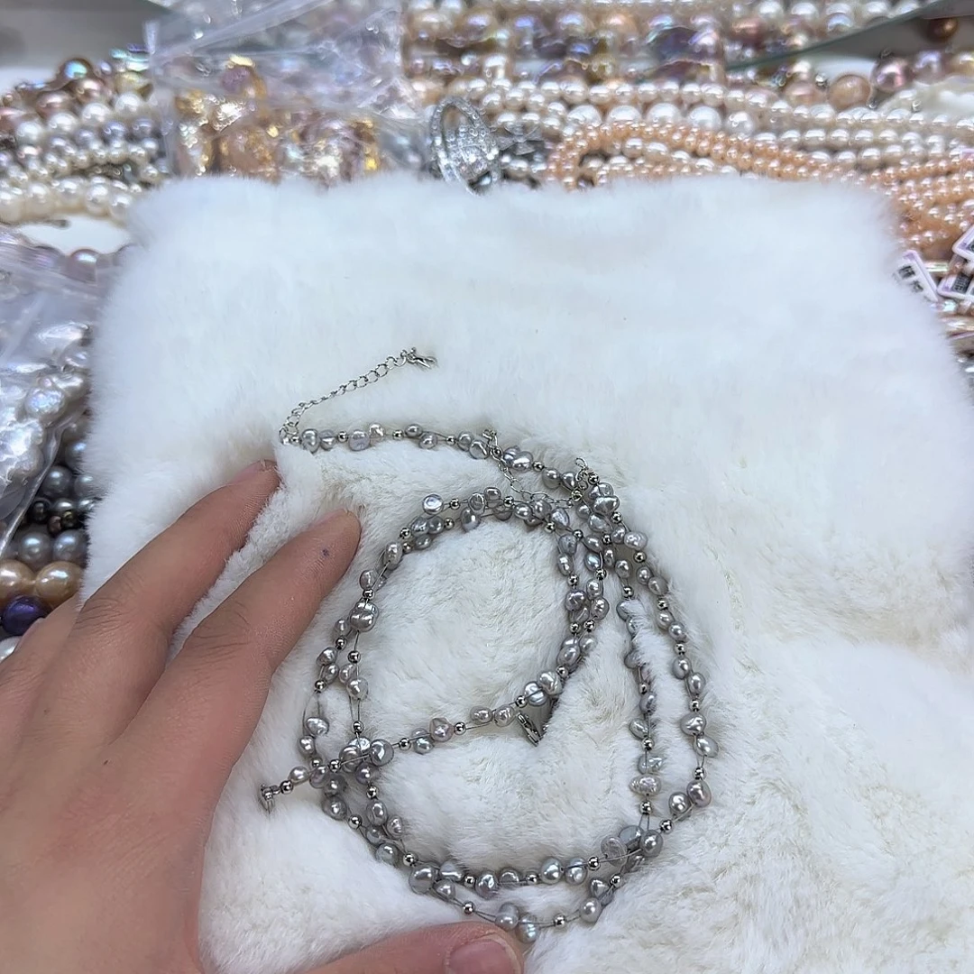 未镶嵌定制项链多样性发货发其一602淡水珍珠