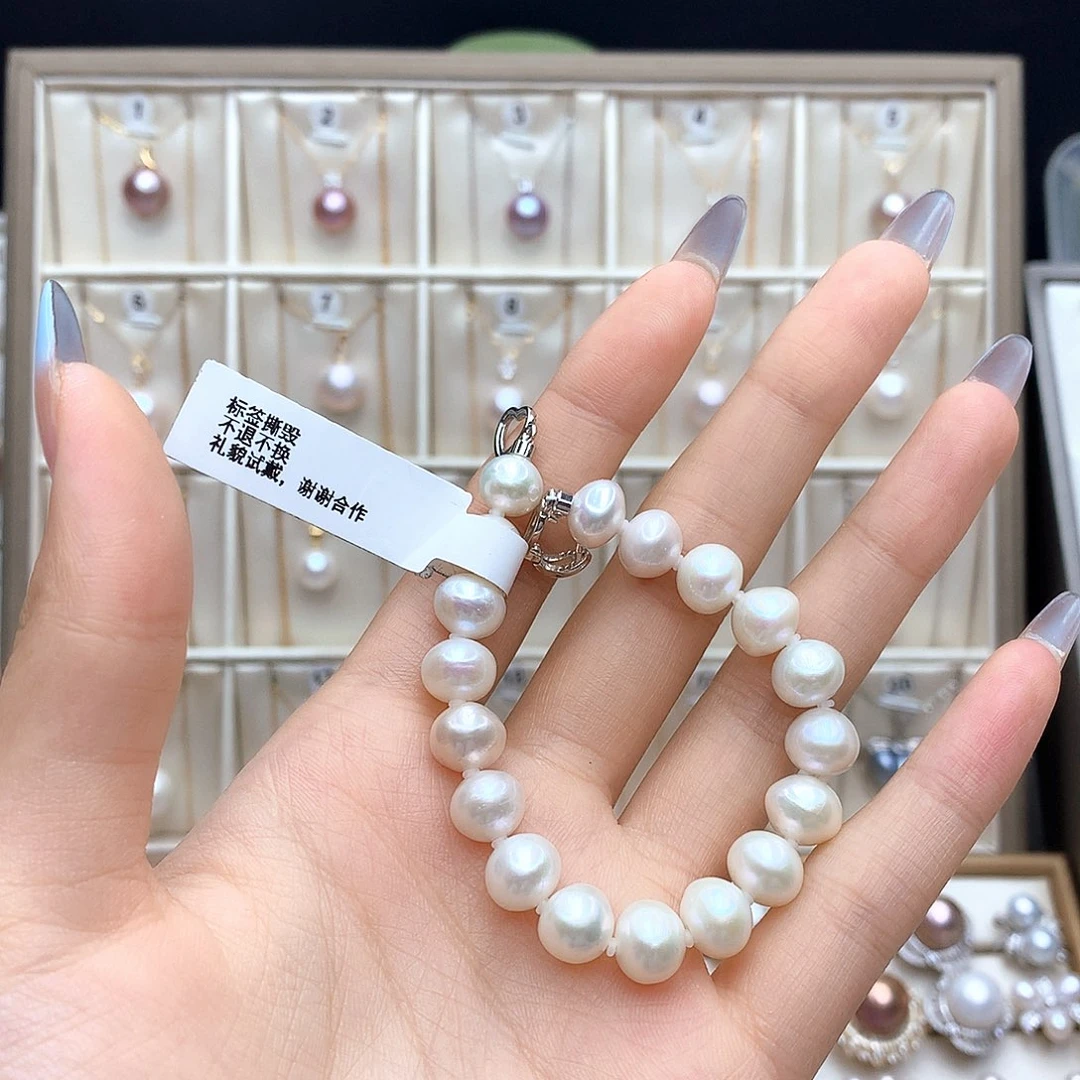 淡水珍珠合金颈饰