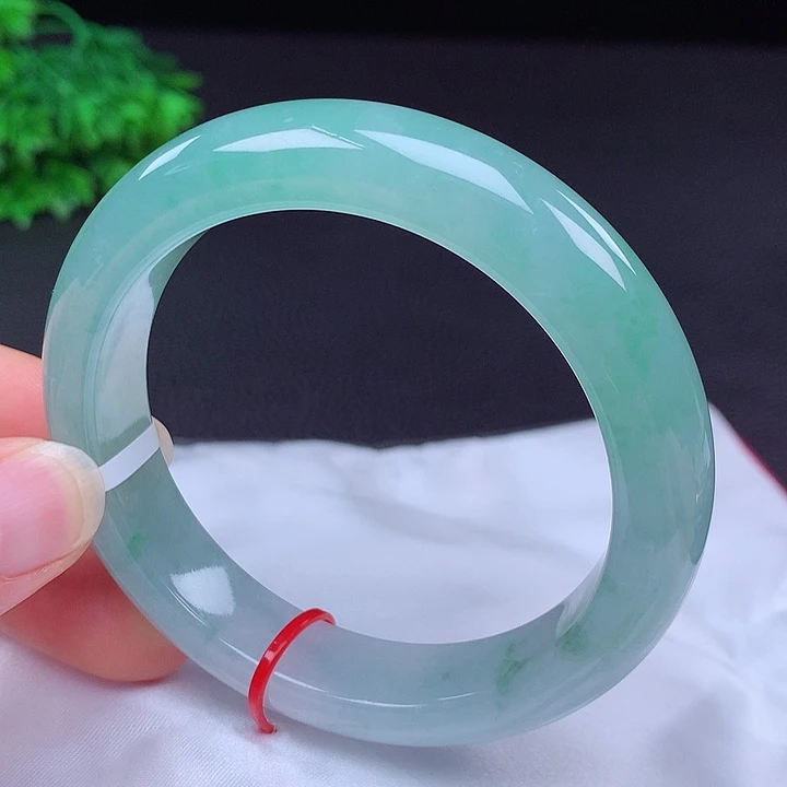 翡翠未镶嵌手镯58圈681213