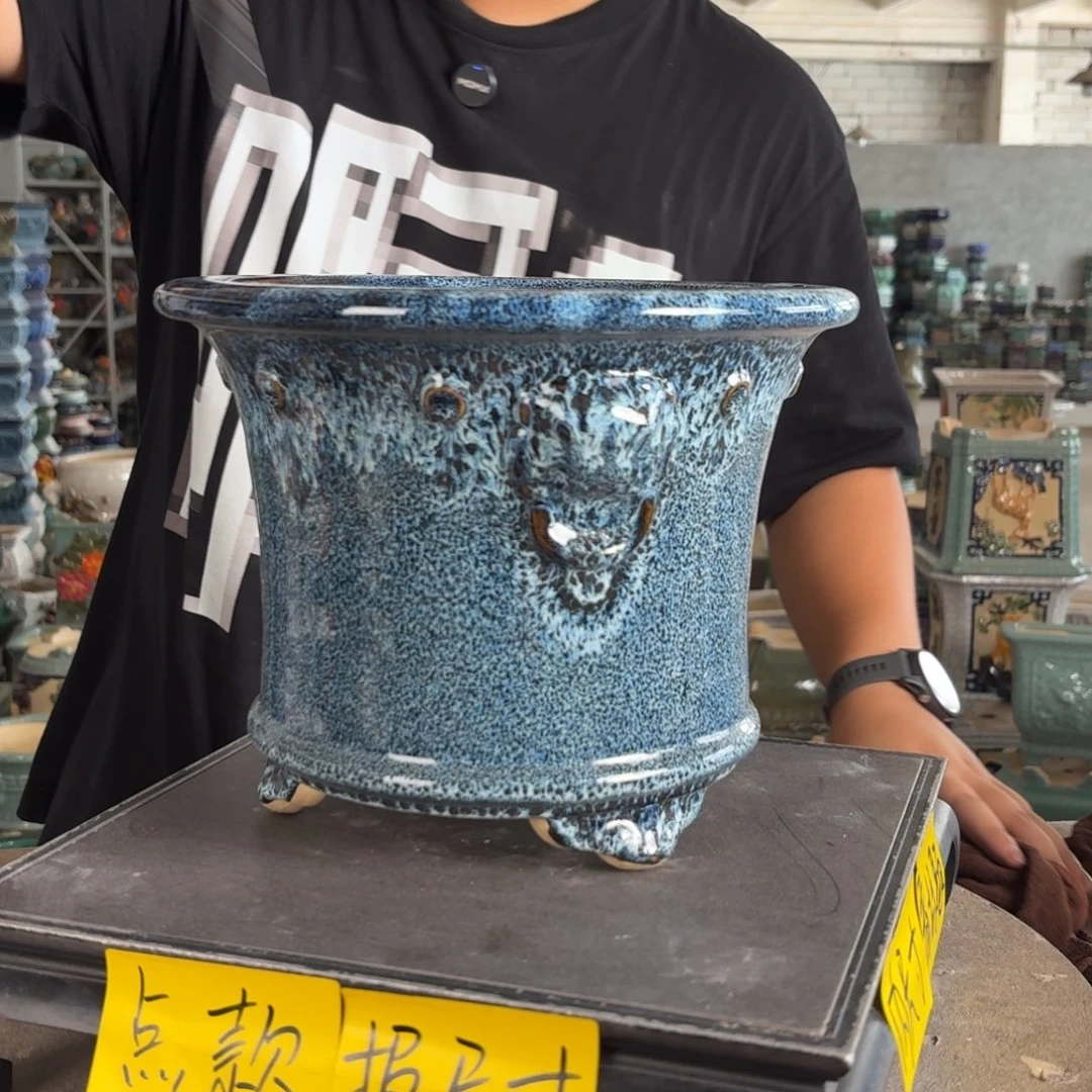 。一风堂石湾花盆 内20*17