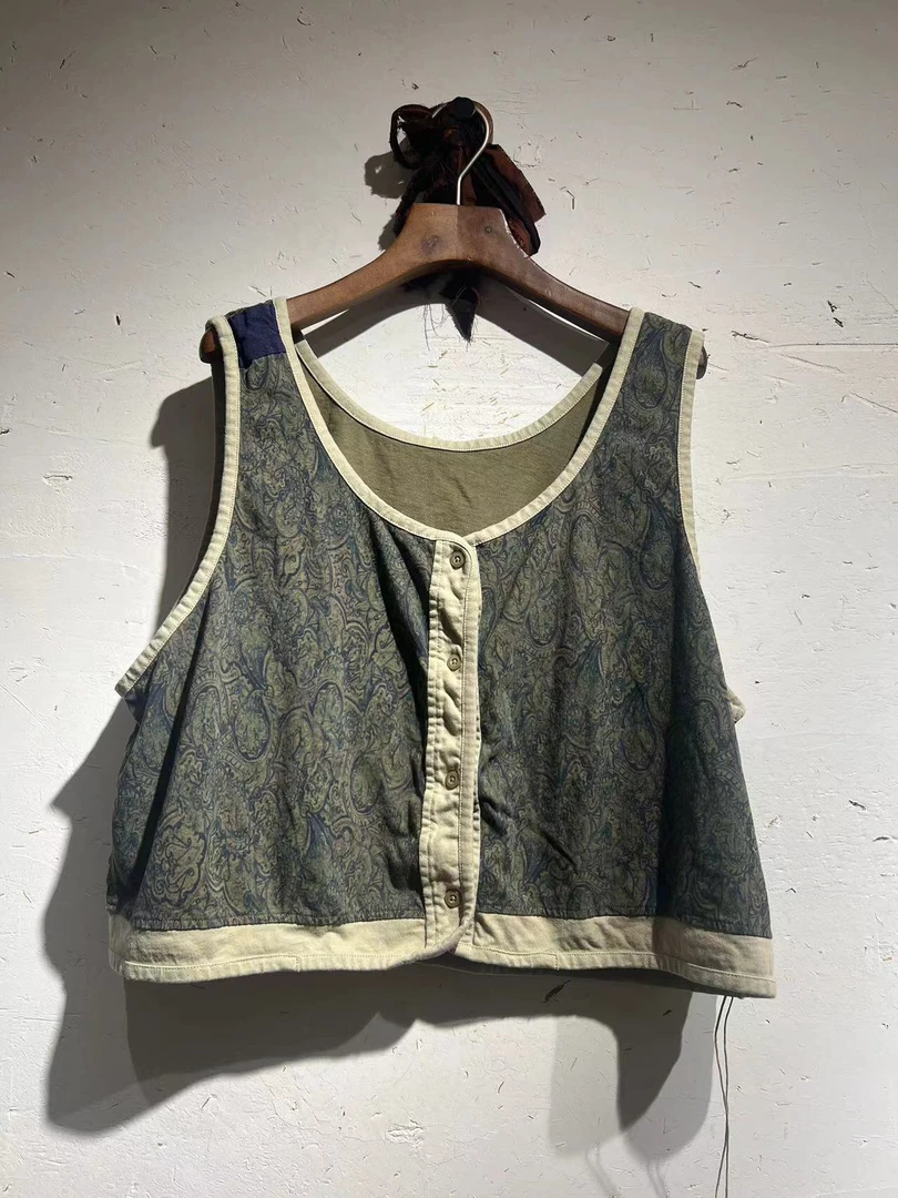 冬冬分享《衣路走来》618印花马甲