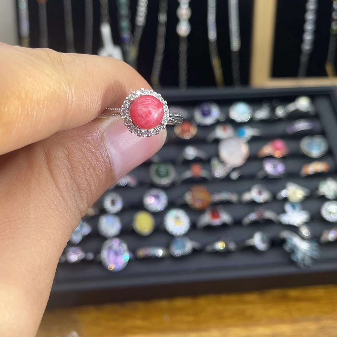 紫晶珠宝半成品未镶嵌