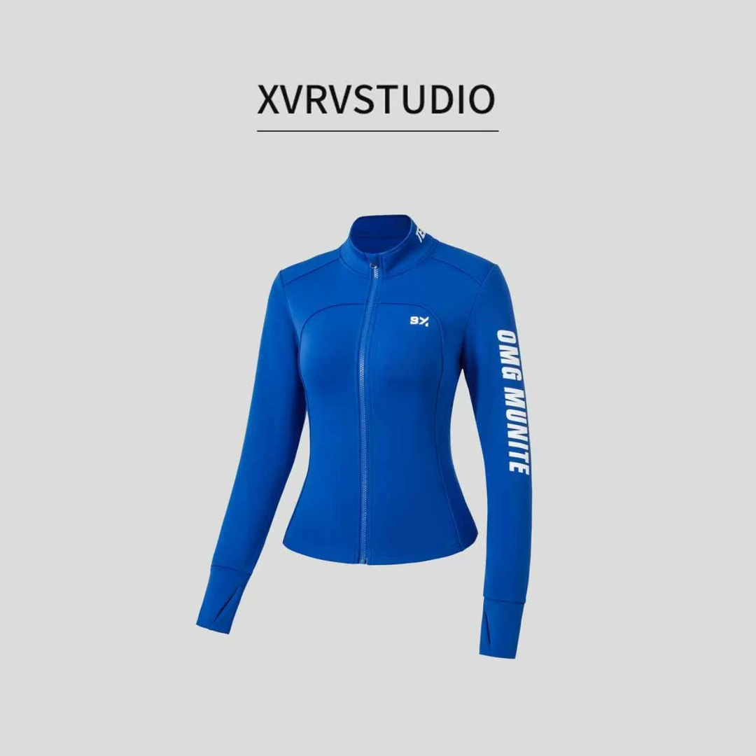 加绒运动服休闲上衣秋冬印花速干保暖修身弹力长袖跳广场舞蹈衣服