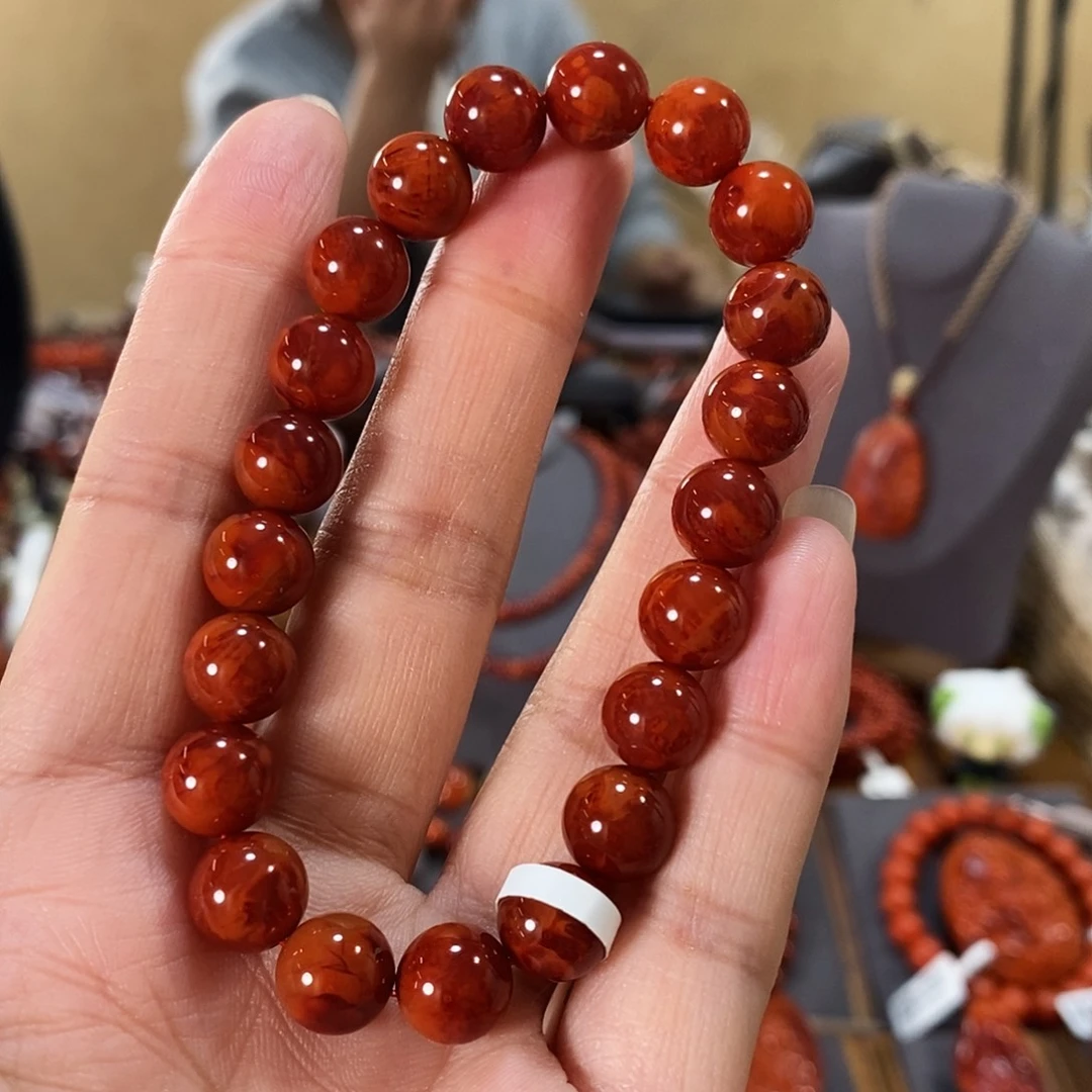 未镶嵌原矿9mm南红玛瑙