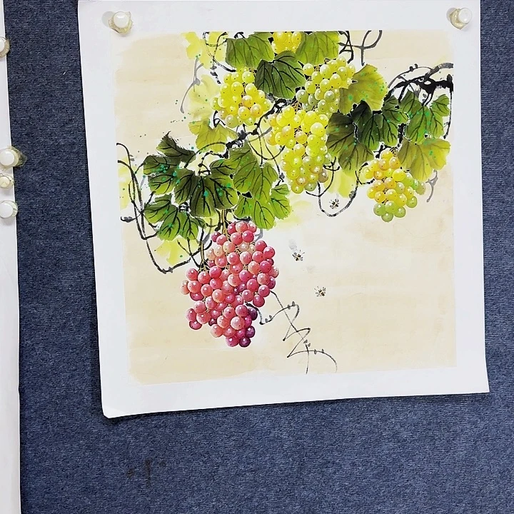 国画国画花鸟作品