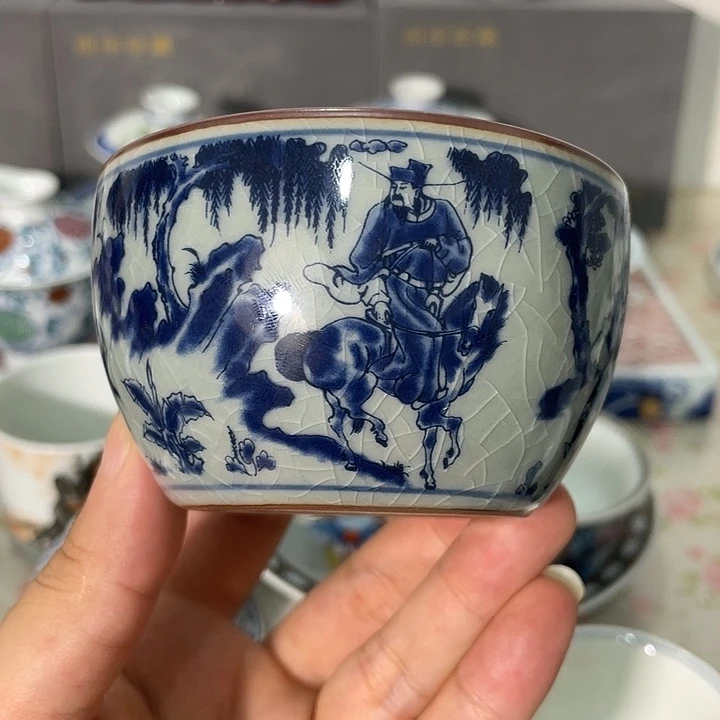 摆件景德镇陶瓷主人杯123344