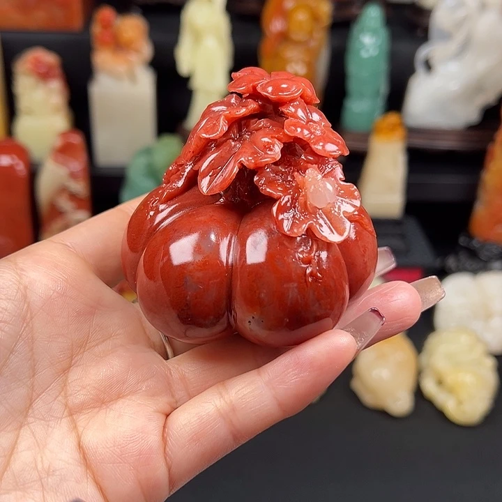 寿山石高山水冻石