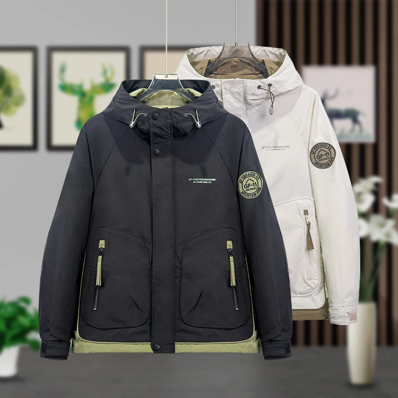 8888 高级感春秋季工装夹克衫外套男潮牌痞帅2025新款男上衣