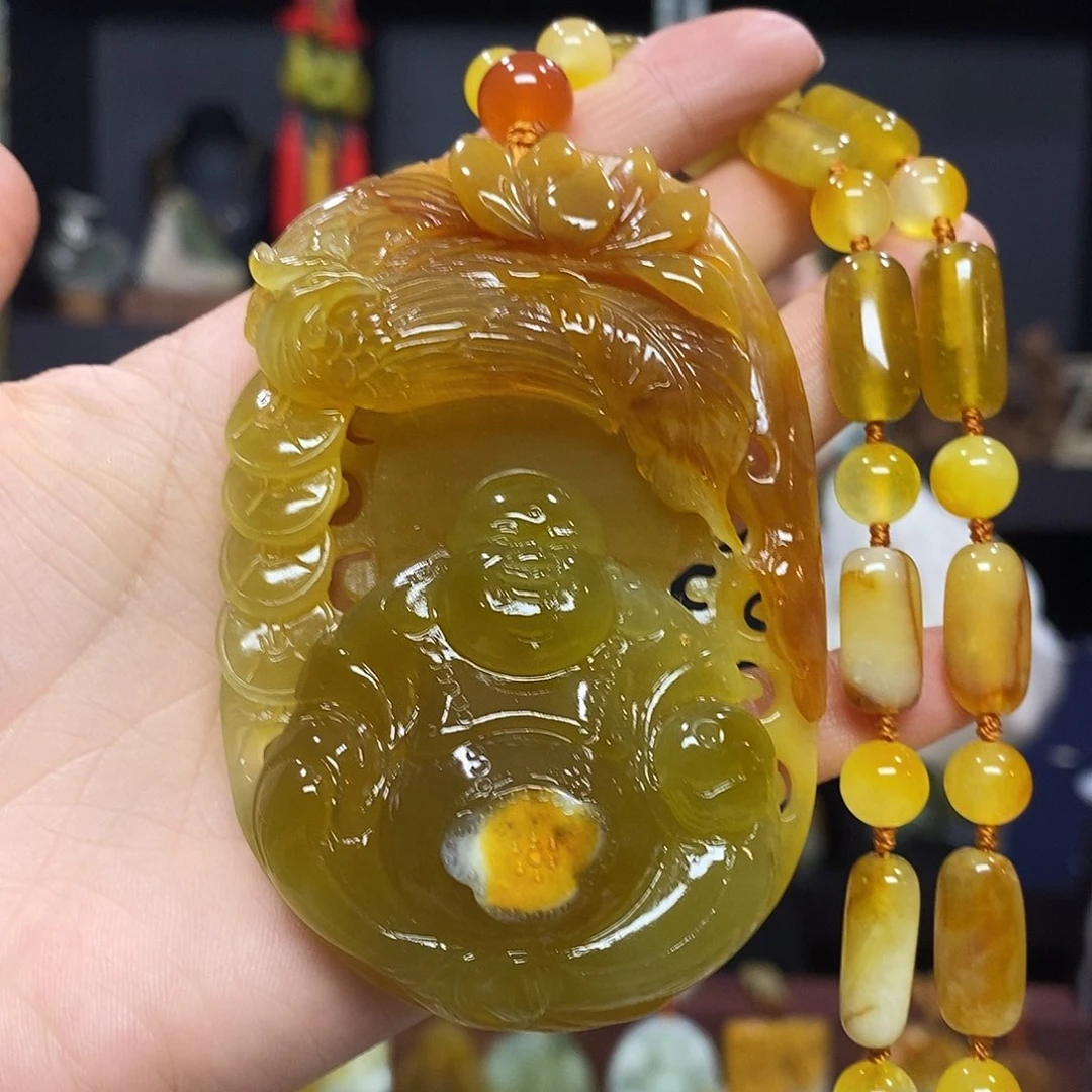 岫玉未镶嵌挂件挂件