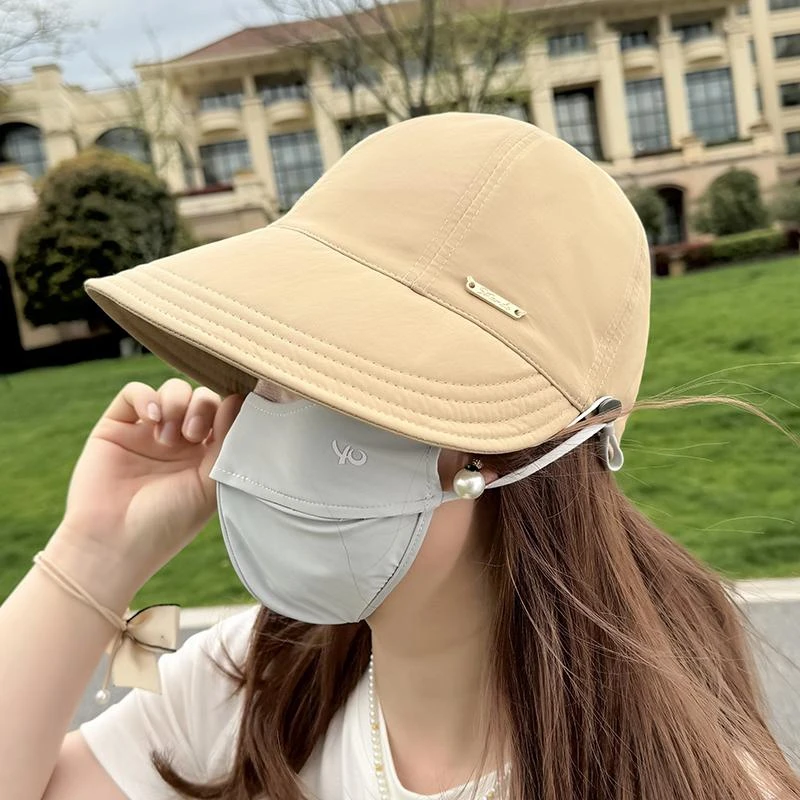 鸭舌帽遮阳防晒帽棒球帽女户外春夏季加大加宽帽檐太阳帽休闲百搭