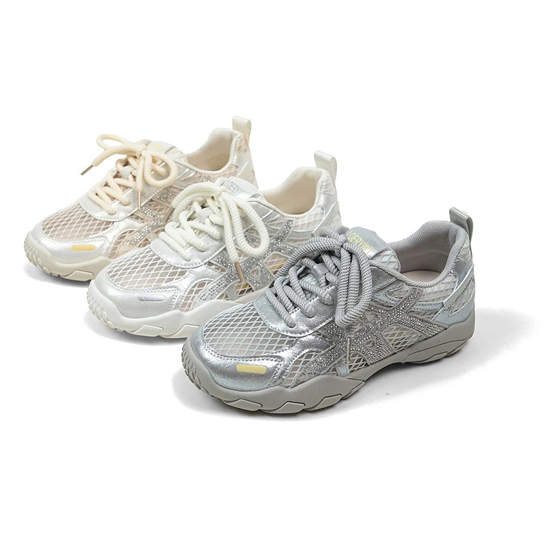 POLAR BEAR 2025夏季新款舒适透气时尚百搭休闲德训板鞋女鞋A5200