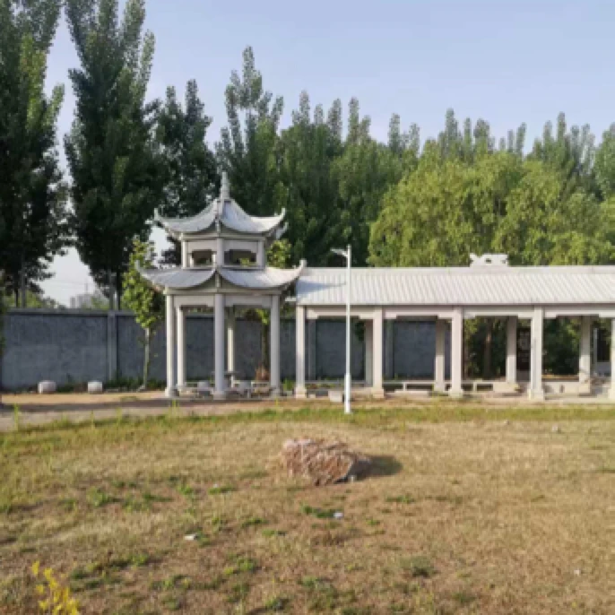 仿古石雕凉亭亭子户外大理石小区公园别墅园林长廊花岗岩石凉亭