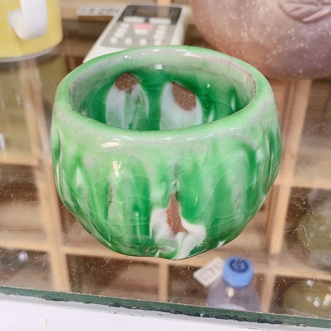 粗陶志野柴烧茶器