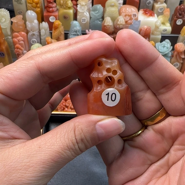 昌化石印石简*1.3-2.6厘米包刻字