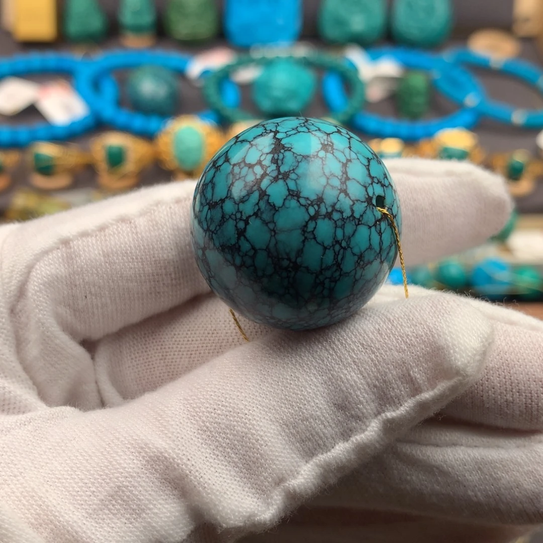 绿松石未镶嵌发饰26.9mm