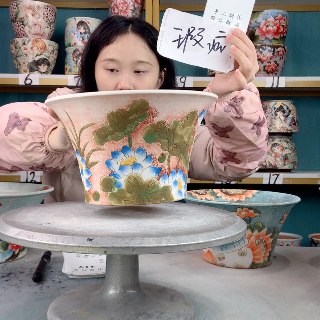 罐指*官景德镇手工瑕疵416