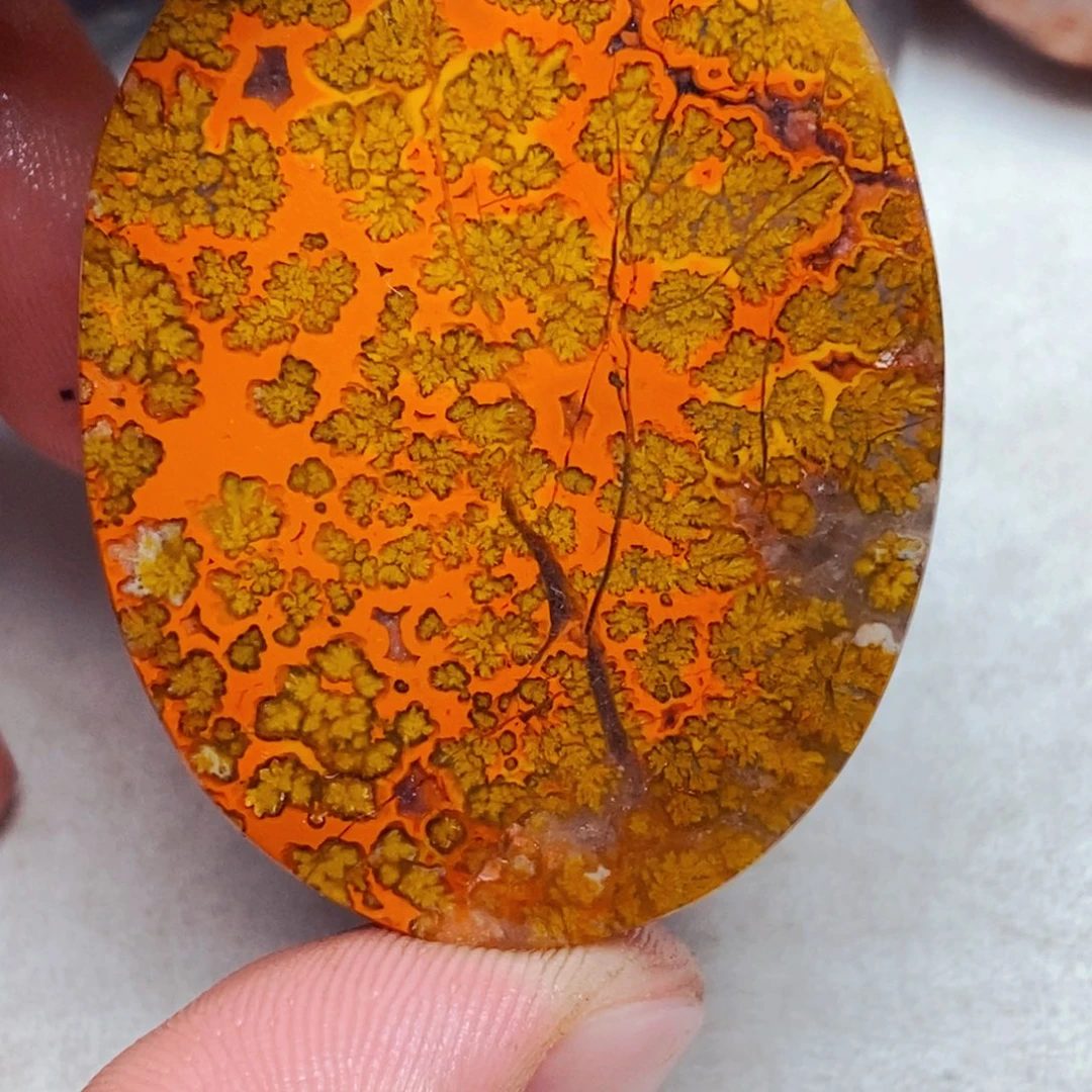 心***动玛瑙/玉髓未镶嵌颈饰