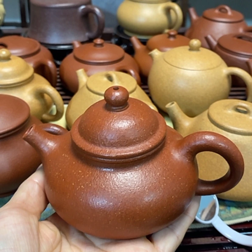 【闪购商品】紫砂茶壶红降坡起手工