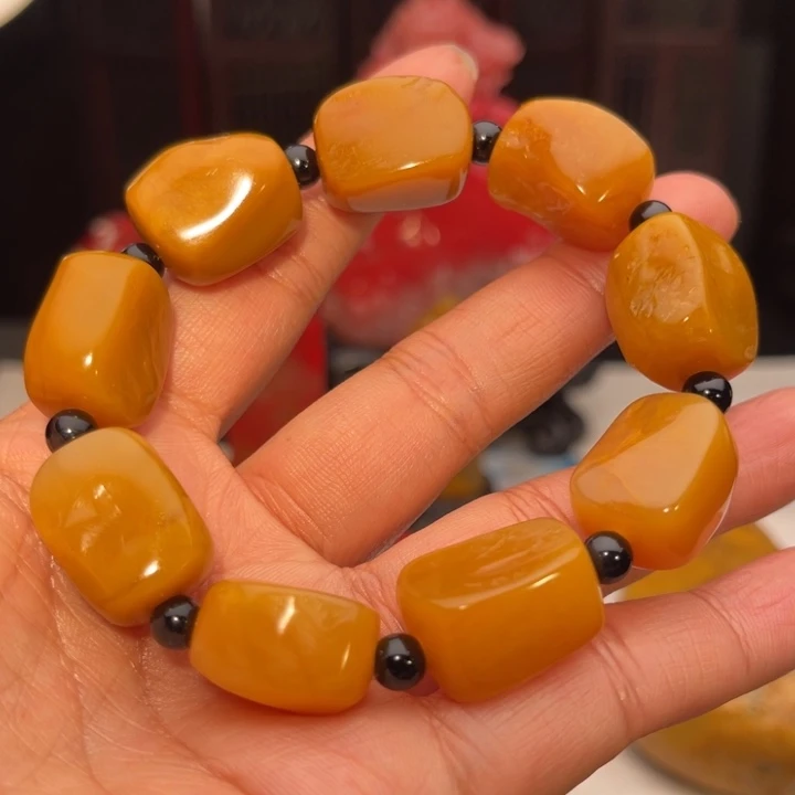 田黄石田黄石手串