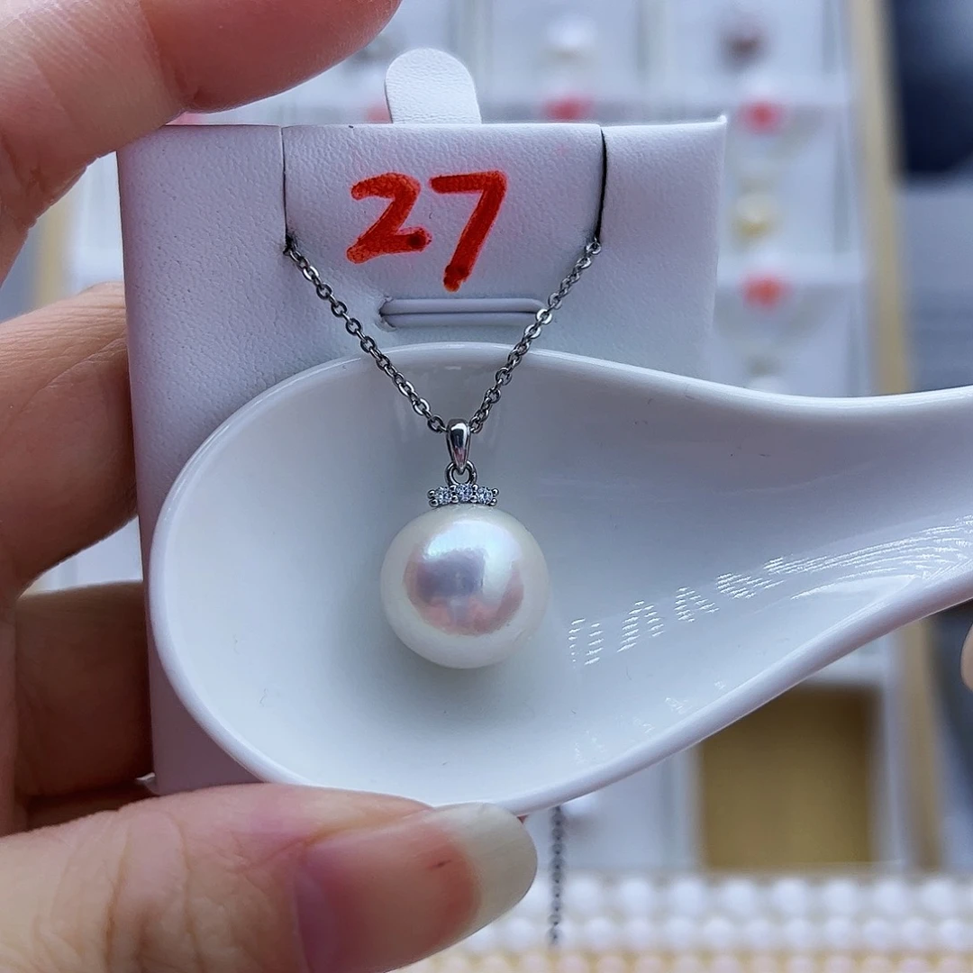 淡水珍珠颈饰银S925镶嵌