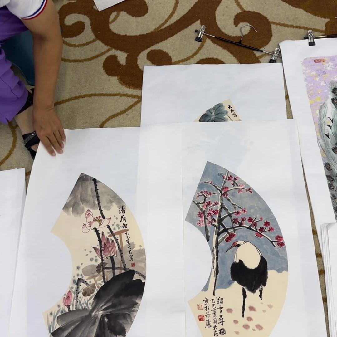 请***吧国画左庭强李欣主播