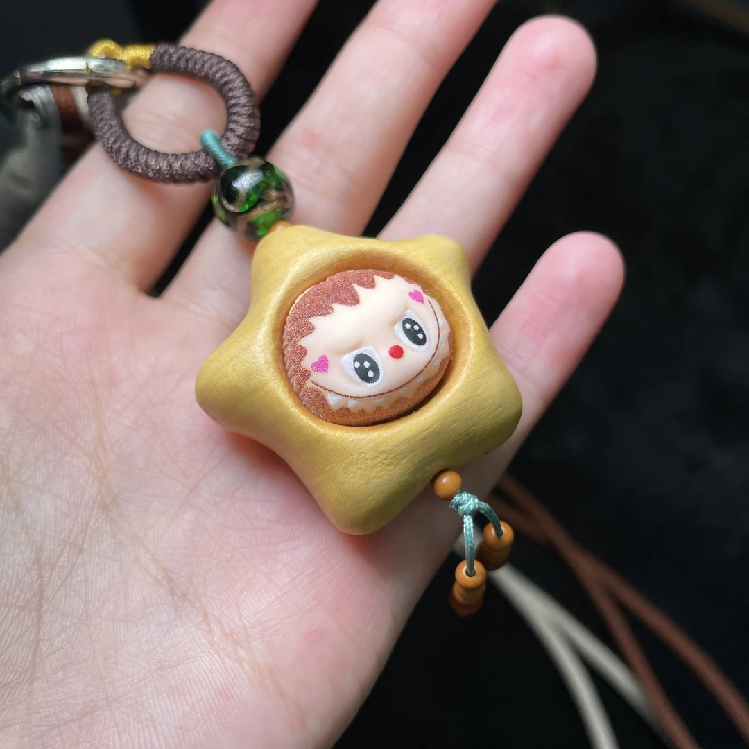 【玉总专属】黄金檀拉布布手机斜挎多样性发一B040239