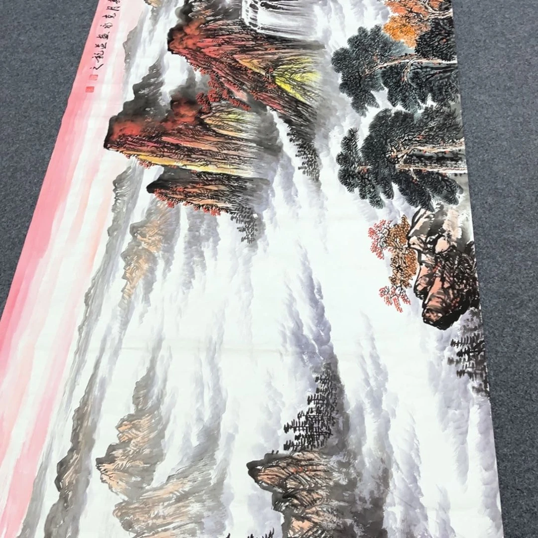 用***7国画国画作品老师手绘