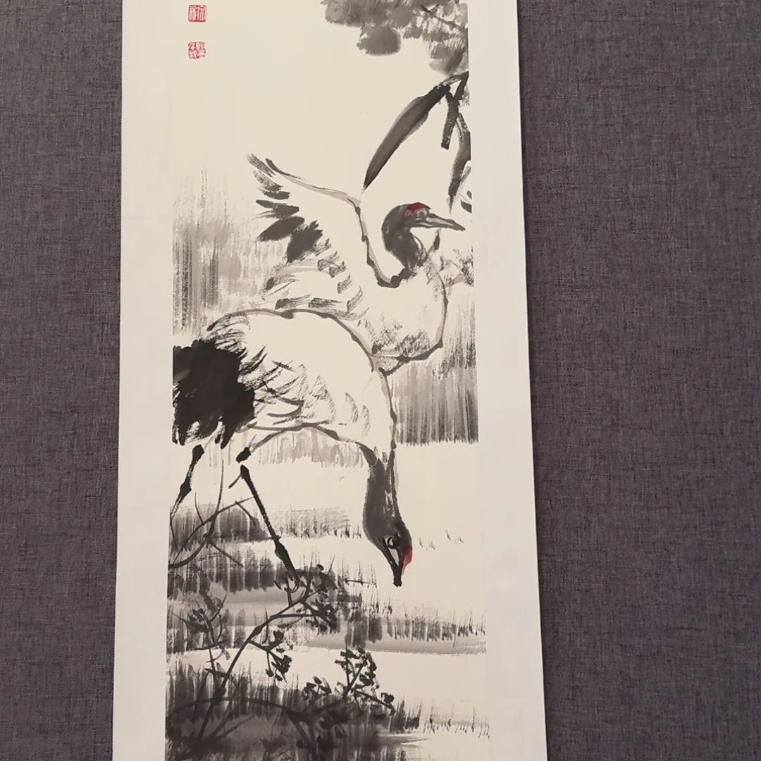 国画溥老师作品画作