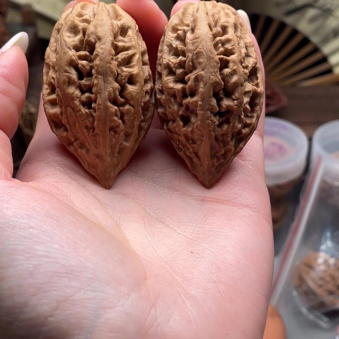 文玩核桃把件楸刀鱼32