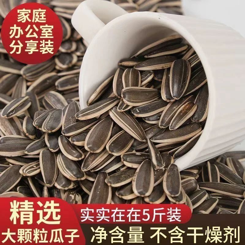 内蒙古新货原味葵瓜子大颗粒饱满炒熟休闲零食