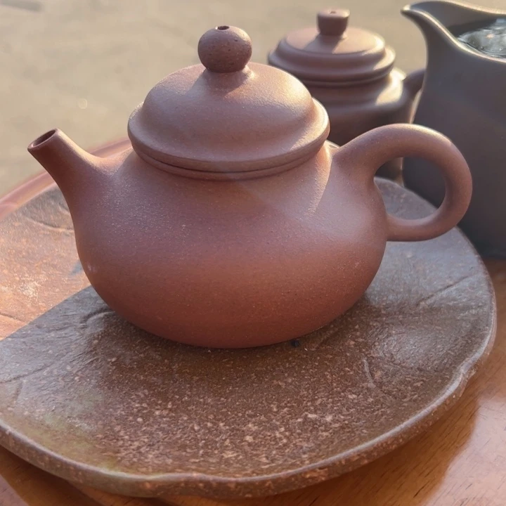 紫砂茶壶独孔容天260cc瑕疵