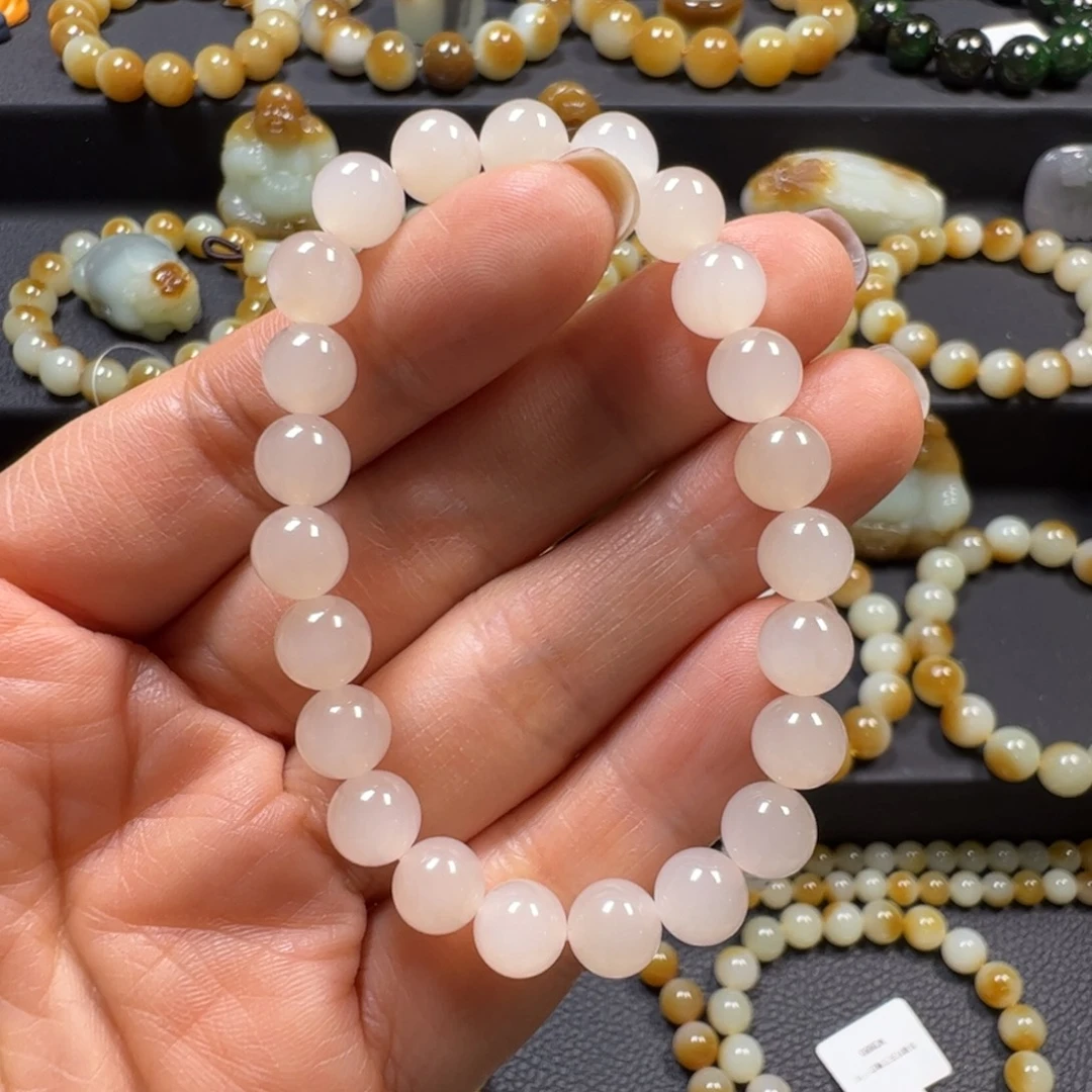 和田玉未镶嵌手链卡8