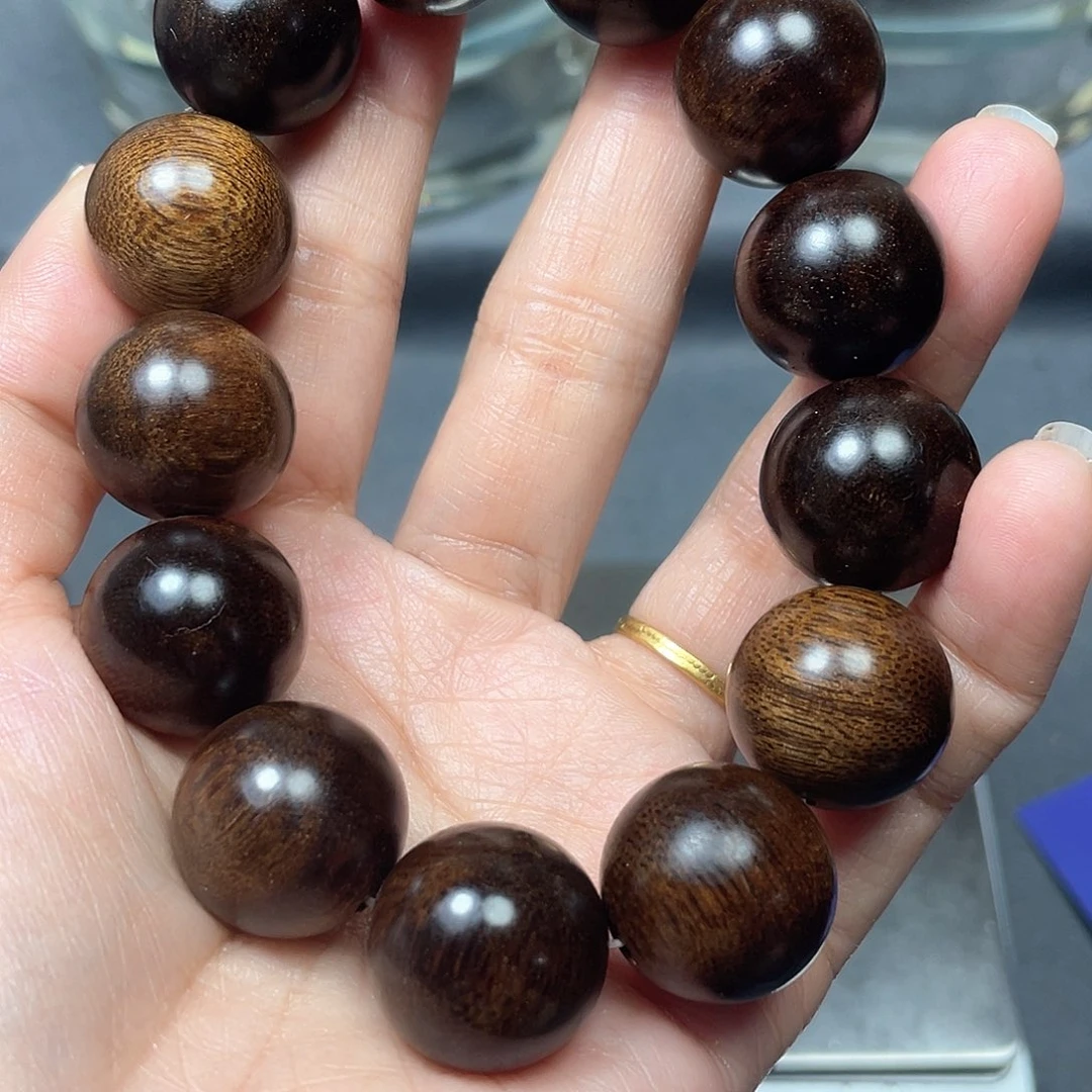 沉香手串乐*富国岛缨子瘤1.8