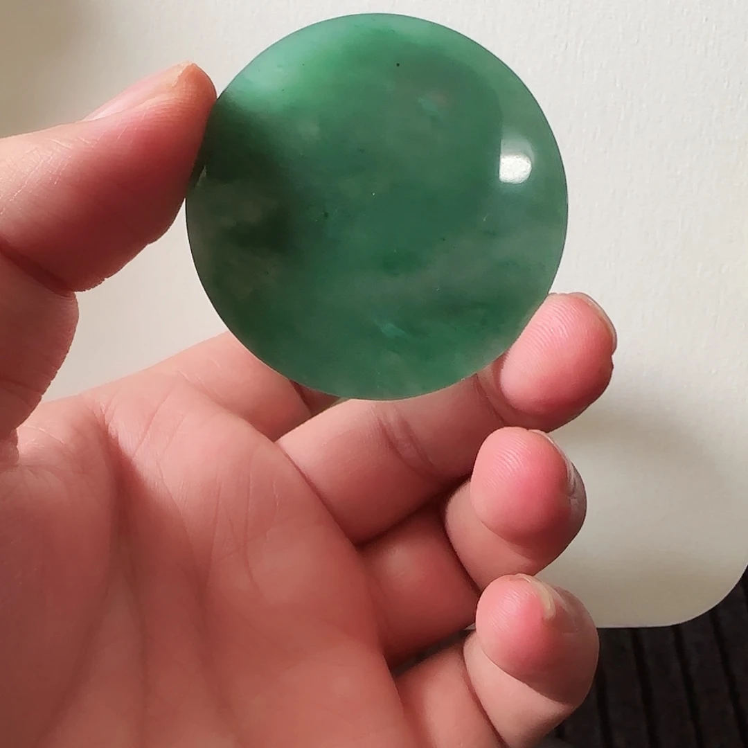 石英质玉（非洲翠）未镶嵌颈饰