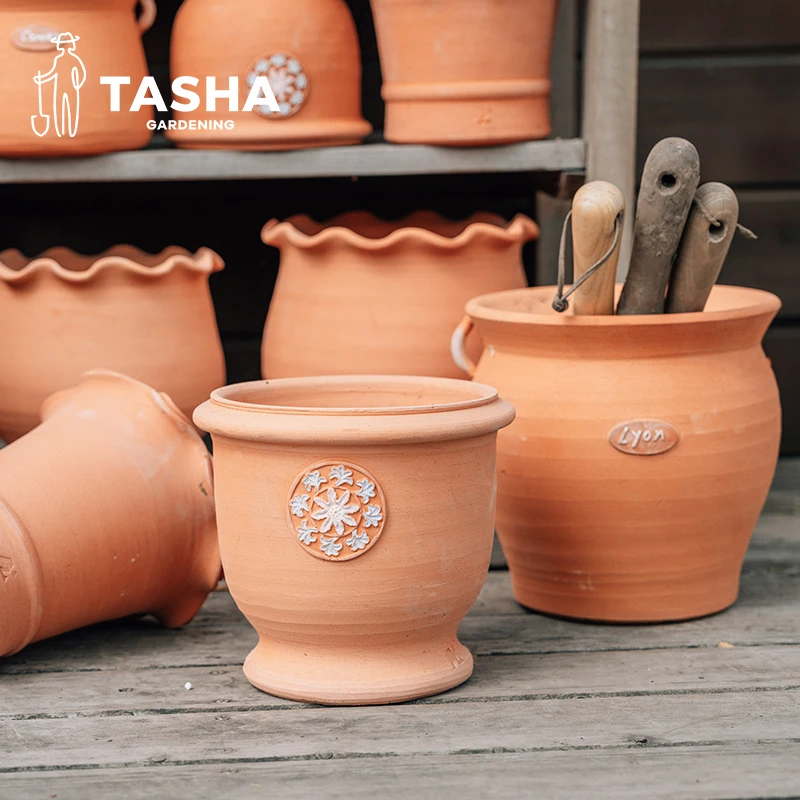 塔莎的花园陶盆复古怀旧花盆花园阳台多肉花架花卉种植盆