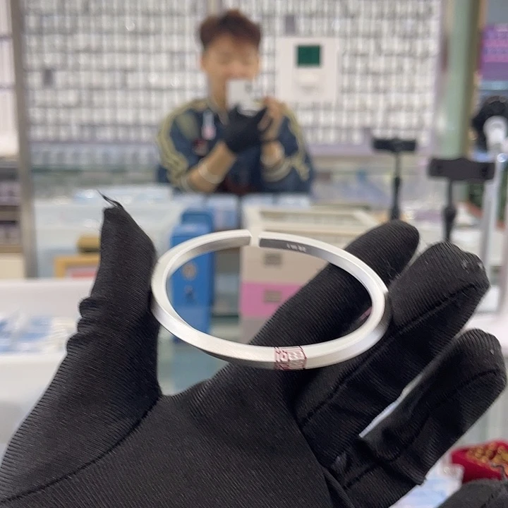 足银足银手镯足银