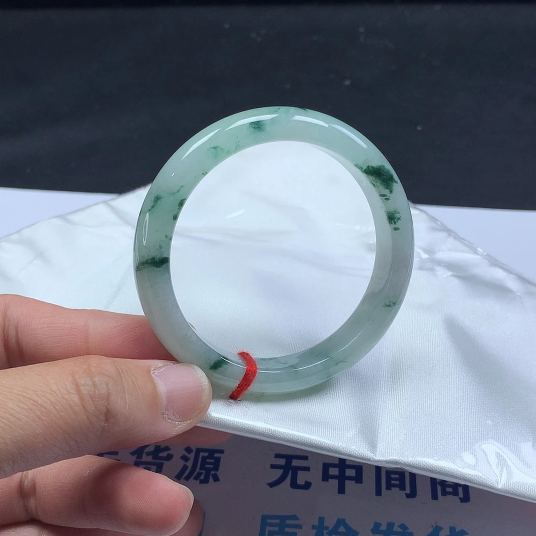 翡翠手镯未镶嵌54正圈